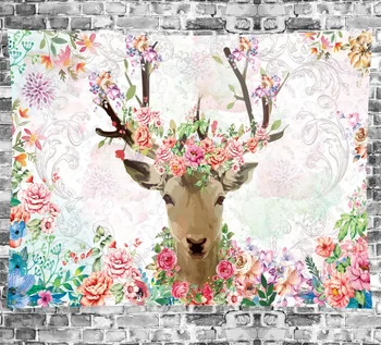 

Sweet Elk wall hanging personality wall hanging elk Tapestry Hanging Home Decorations Wall Hanging Tapestries