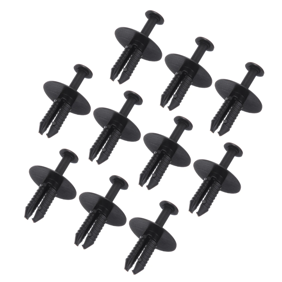 For BMW 10Pcs/set 6mm Hole Plastic Rivet Retainer Push Engine Cover Car Door Trim Panel Clips Set