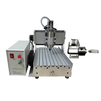 

LY CNC 3020 Z-VFD 1.5KW USB 4axis mini cnc router engraver wood lathe for with USB port and 1.5KW VFD water cooling spindle