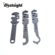 AR15 Combo Armorer's гаечный ключ инструмент Тактический Многофункциональный набор инструмент для винтовки Airosft сталь Delta гаечный ключ Охотничьи аксессуары