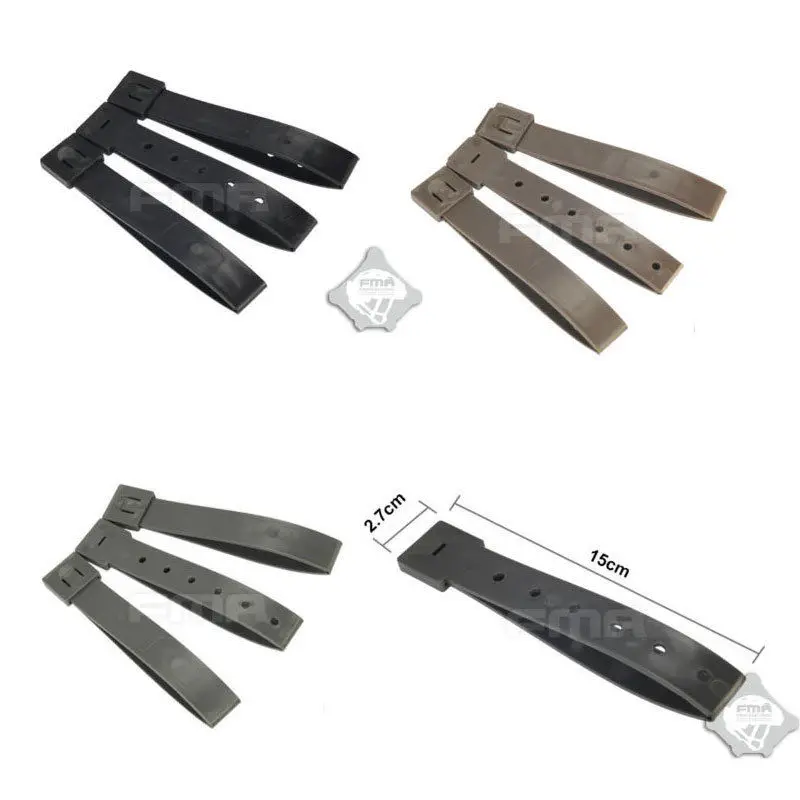 

FMA High Quality Durable Tactical Molle System 5 Inch Long Malice Clips Strap Buckle Accessory TB1031 Free Shipping