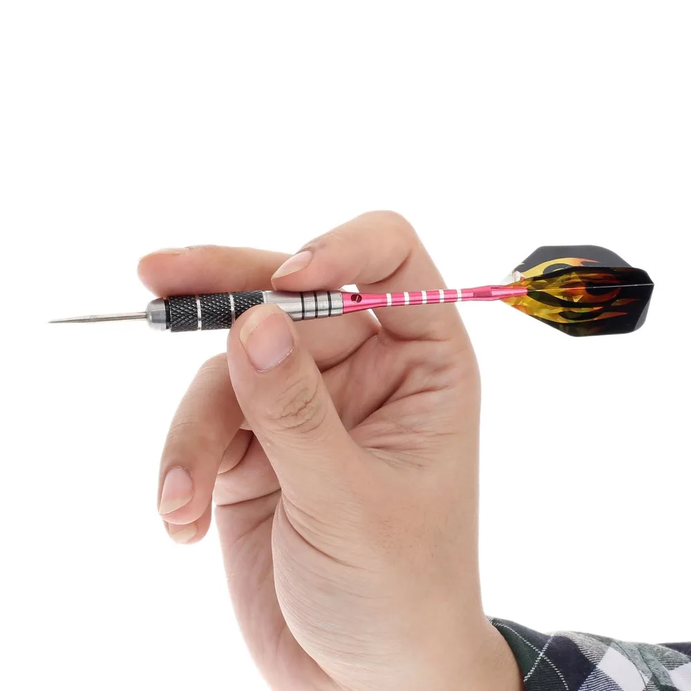 

22g Professional Red Tungsten Steel Tip Darts Set With Nice Dart flights Dart Flights 1PC Or 3PCS