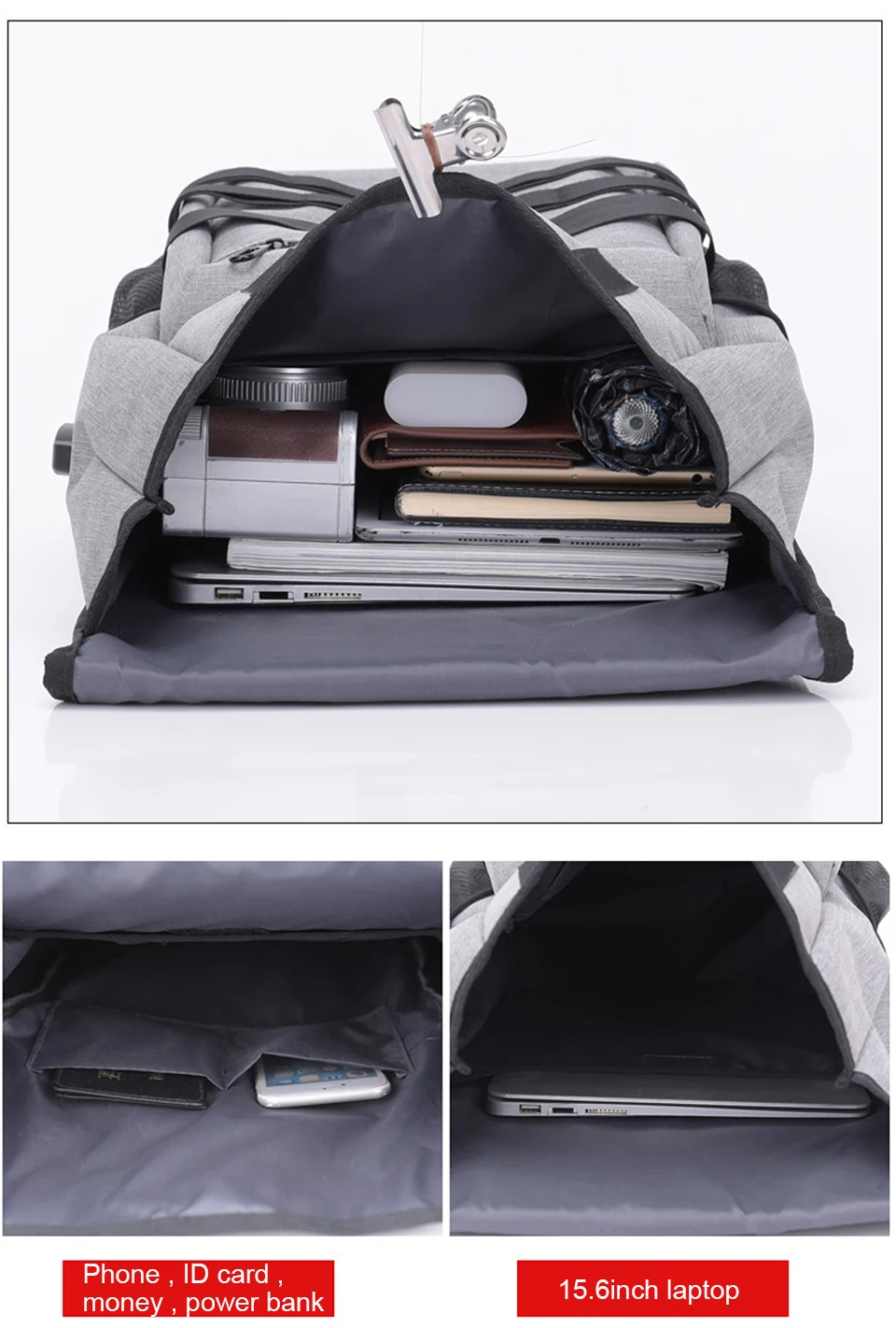 11 USB Charging Backpacks 15.6'' Laptop Backpack Canvas Men Backpacking Travel High Capacity Luggage Bag Pack Male Outdoor bagpack