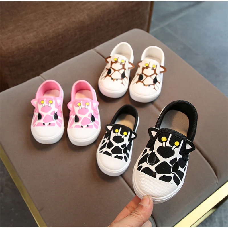 

Cartoon children's canvas shoes for girls kids boys breathable shoes toddler sneakers children footwear chaussure fille SE21