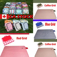 Портативный складной ПВХ большой плед водонепроницаемый кемпинг покрывало для пикника на природе Пляж волшебный коврик 150x150 см