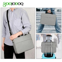 Сумка для ноутбука 14 дюймов для Macbook Air 13 Pro 15 сумка для ноутбука 13,3 водонепроницаемая сумка для ноутбука сумка для компьютера Женская Мужская сумка через плечо