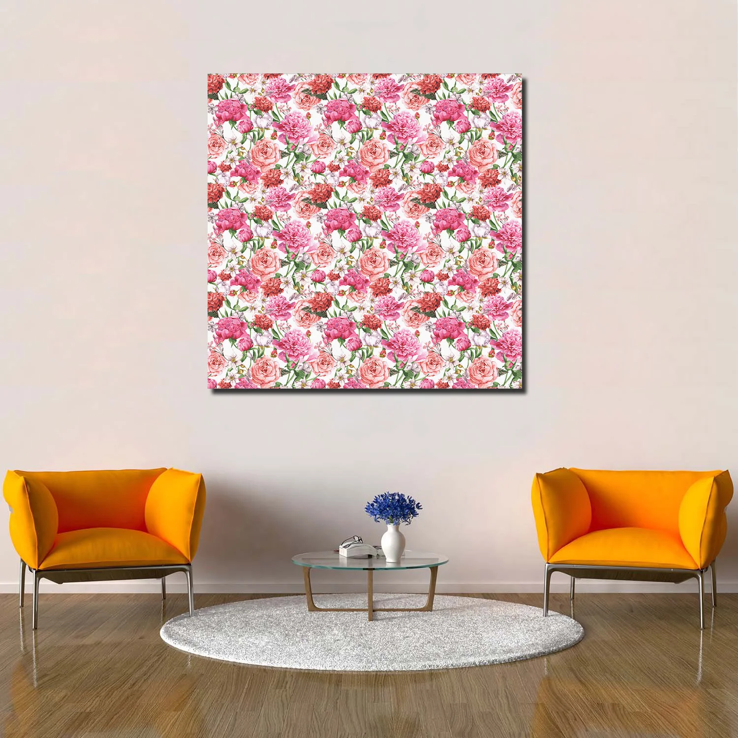 ArtStore розовые цветы Пион картина с розой масляными красками галерея обертки