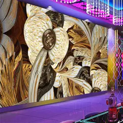 Обои для рабочего стола beibehang пользовательские Гостиная Спальня 3d картина из кристаллов Бар Металлическая Декоративная пластина для