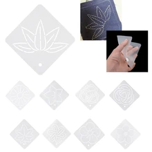 

New Soft Semi-Transparent Acrylic Quilt Template Patchwork Embroidery Stencils Clothes Decor Jeans DIY Handmake Sewing Tools Acc