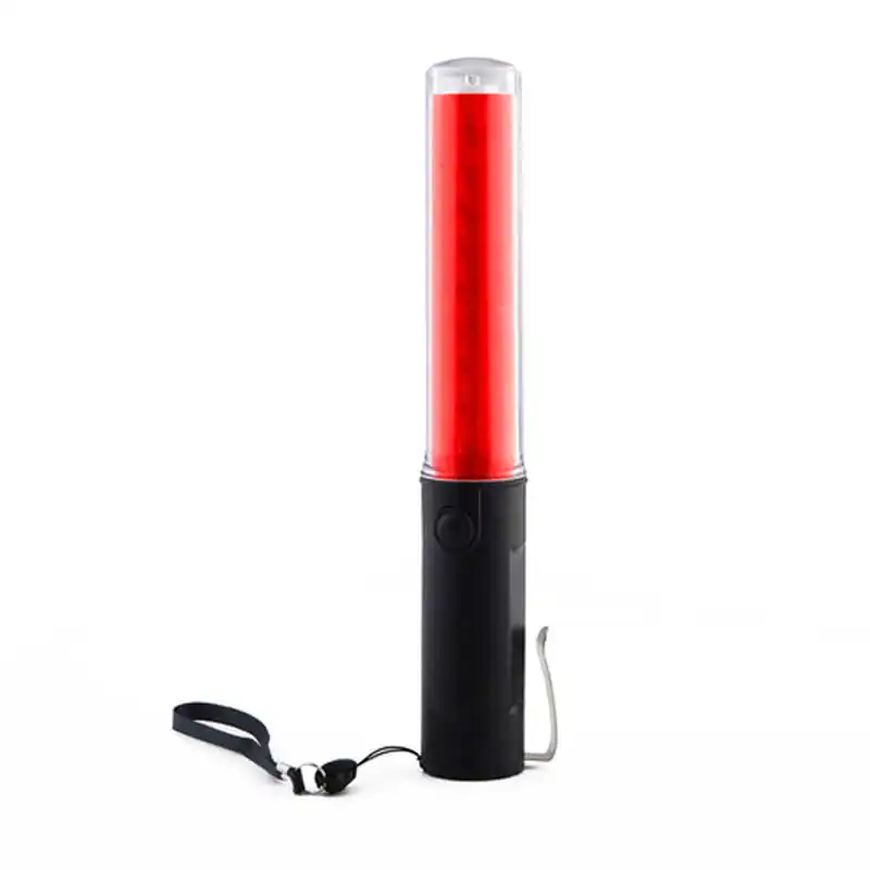 Traffic Safety 4 Modes Traffic Baton Light Fluorescent Sticks powerful led flashlight linterna frontal,use AA battery #3S25 (11)