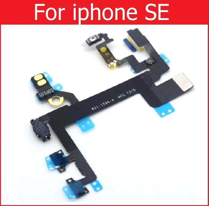 Genuine Mute&Volume& Power Flex Cable for iPhone Se Volume button