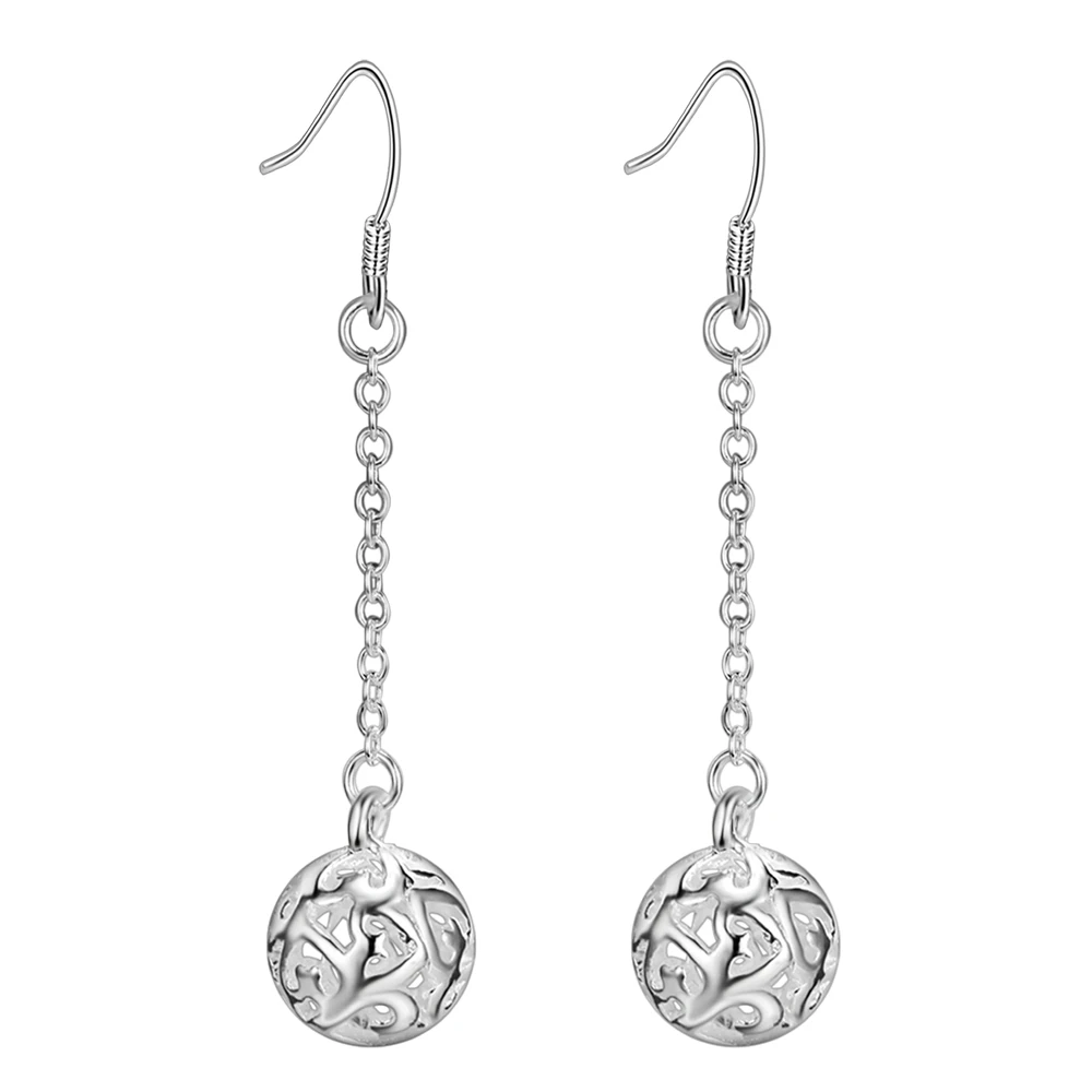 how spherical elegant earring high quality Silver Earrings for women