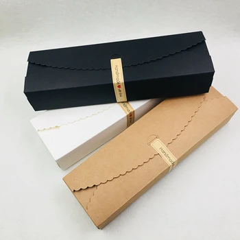 

20pcs/lot Natural Brown Kraft Paper Packaging Box handmade Soap Packaging Box Wedding Favors Candy Gift Long Paper Box