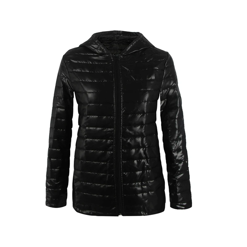 Women's Long Sleeve Hooded Jacket Ladies Slim Winter Warm Coat Outwear Overcoat