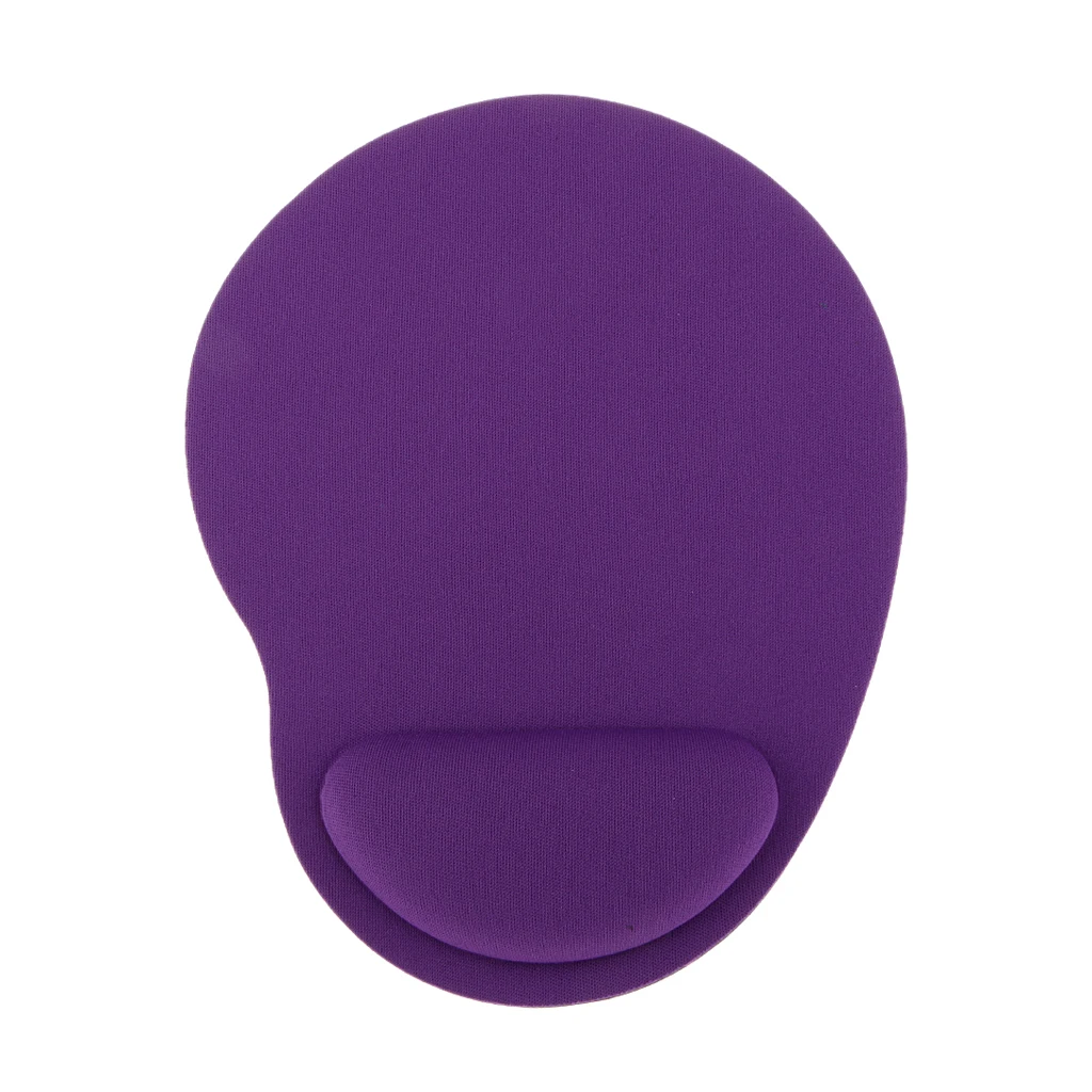 Comfort Soft Gel Rest Wrist Support Mat Mouse Pad Gaming Purple for Ease of Motion and Relief of Joint Stress