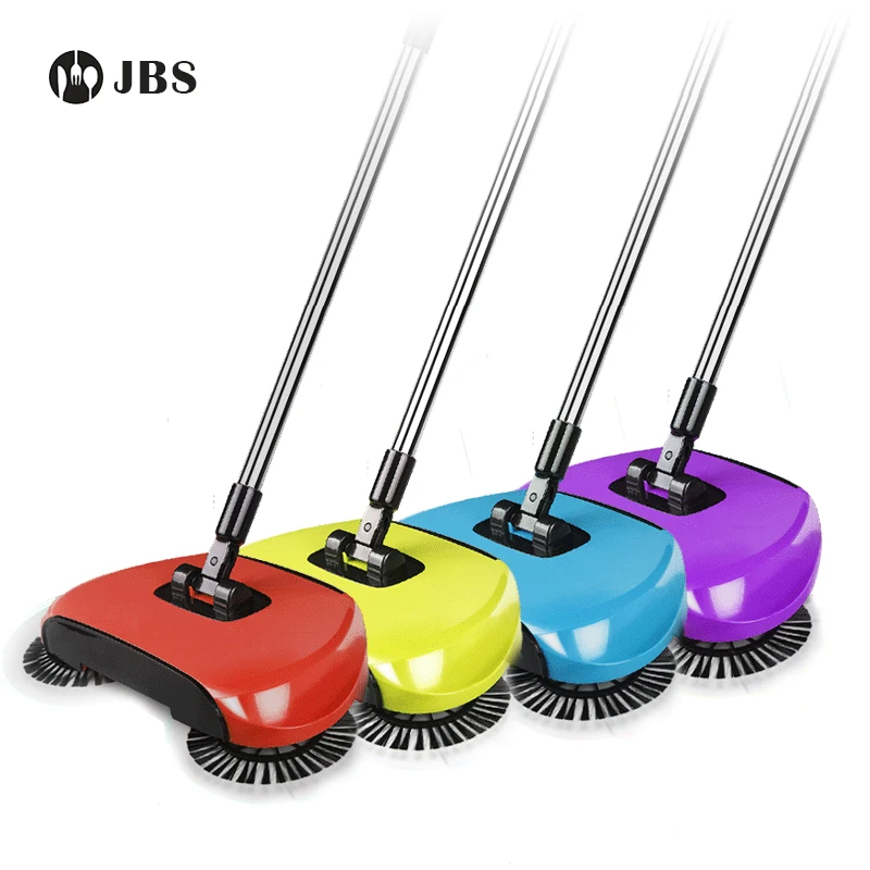 Hand Push Sweepers Spinning Brush As Machine Push Type Magic Broom 360