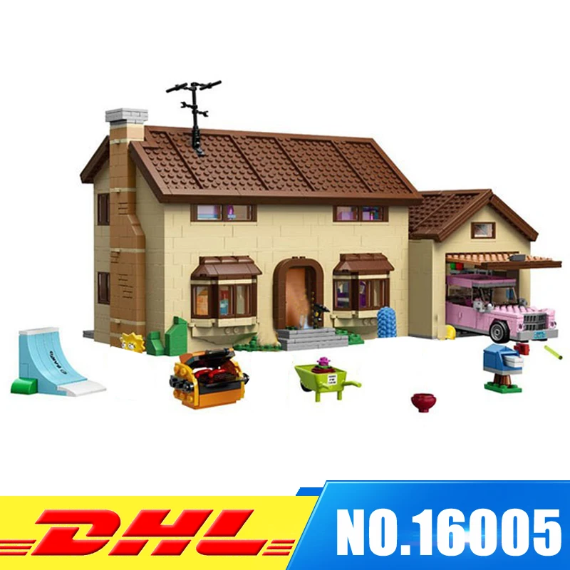 

DHL LEPIN 16005 Simpson's family Kwik-E-Mart Building Blocks Bricks Set Assembled Toys Gifts Clone 71006