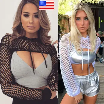 

2018 New Fashion Hot Sexy Charming Women Sportwear Fit Hoodie Coat Crop Tops Hoody Sweatshirt Casual Jumper