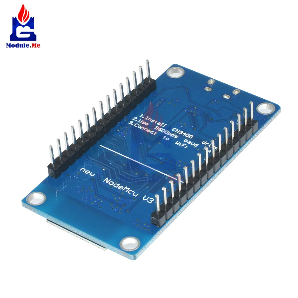 ESP8266 ESP 12F ESP12E ESP12F CH340G NodeMcu V3 WIFI 12E PCB плата для разработки сети USB IO|development board|esp8266