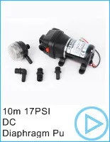 Household 12V 24V DC Submersible Pump Mini Solar Energy Electric Water Pump Deep well Mute super high pressure 360LPH 70M Lift