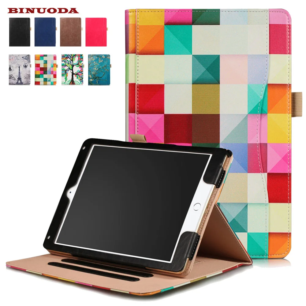 

BINUODA Case for iPad Air 2 Premium PU Leather Stand Hand Strap Auto Sleep Wake up Smart Cover for iPad Air2 iPad 6 Coque