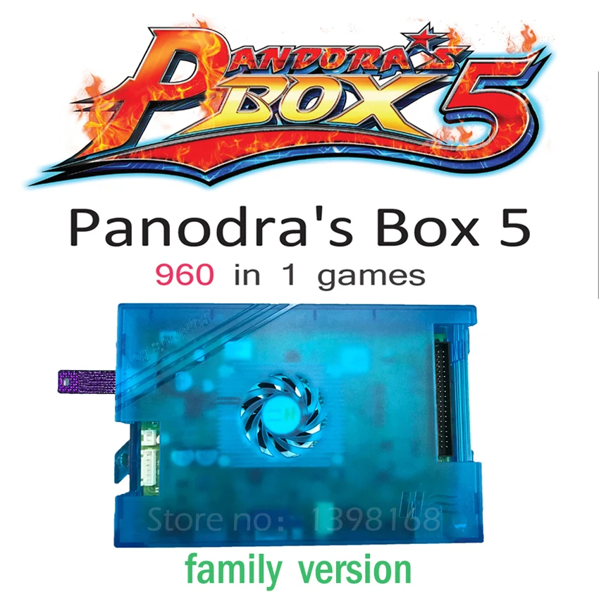 Pandora Box 5 960 в 1 семейная версия игровая материнская плата USB VGA HDMI Джек и Жгут