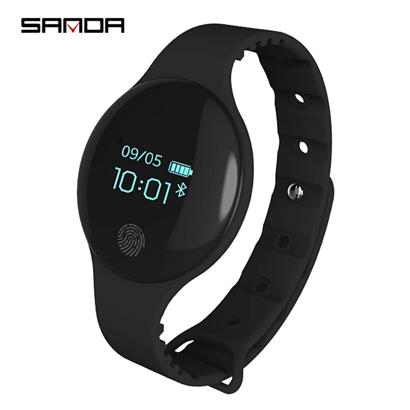

SANDA Smart Bluetooth 4.0 Pedometer Bracelet Watches Sport LED Digital Soft Silicon Smart Watch for IOS Android Message Reminder