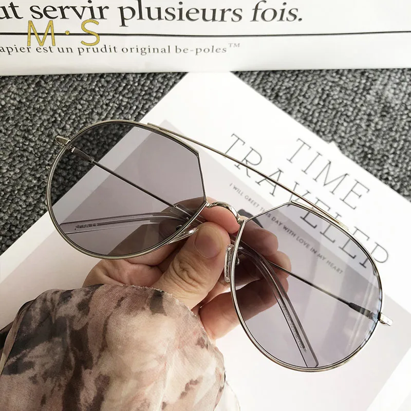 MS, новинка, модные солнцезащитные очки для женщин, роскошные брендовые дизайнерские Винтажные Солнцезащитные очки, женские очки-авиаторы для женщин