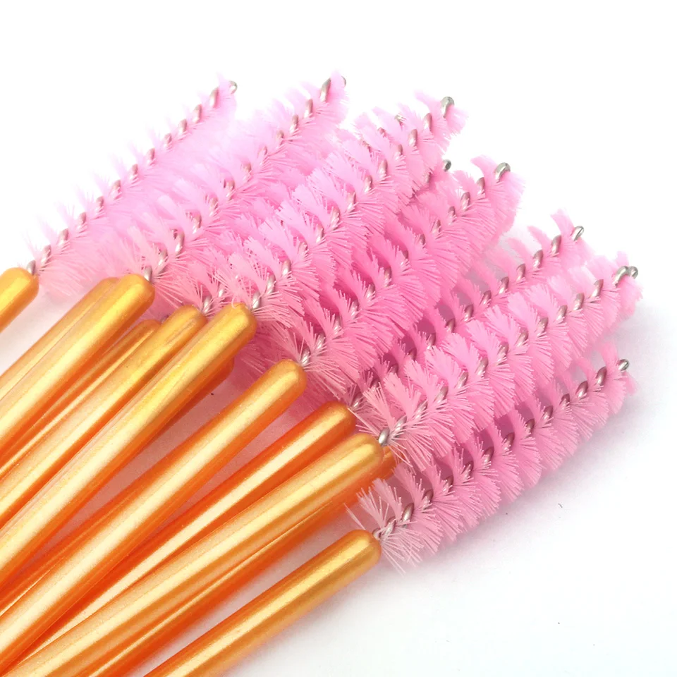 NEWCOME 50Pcs/pack High Quality Disposable Eyelash Brush Mascara Wands Applicator Eyelash Extension Comb Brushes Makeup Tool Kit NEWCOME 50Pcs/pack High Quality Disposable Eyelash Brush Mascara Wands Applicator Eyelash Extension Comb Brushes Makeup Tool Kit