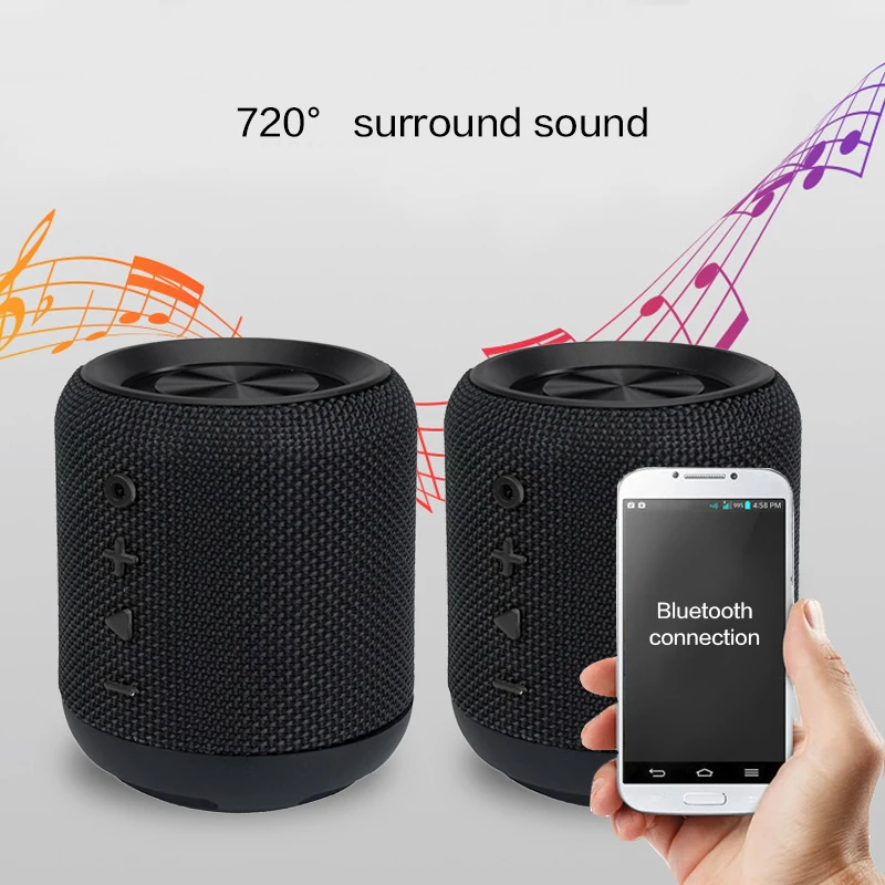 Online Altavoz portátil Mini Altavoz Bluetooth impermeable Audio portátil TWS 2019 Hogar y al aire libre nueva edición