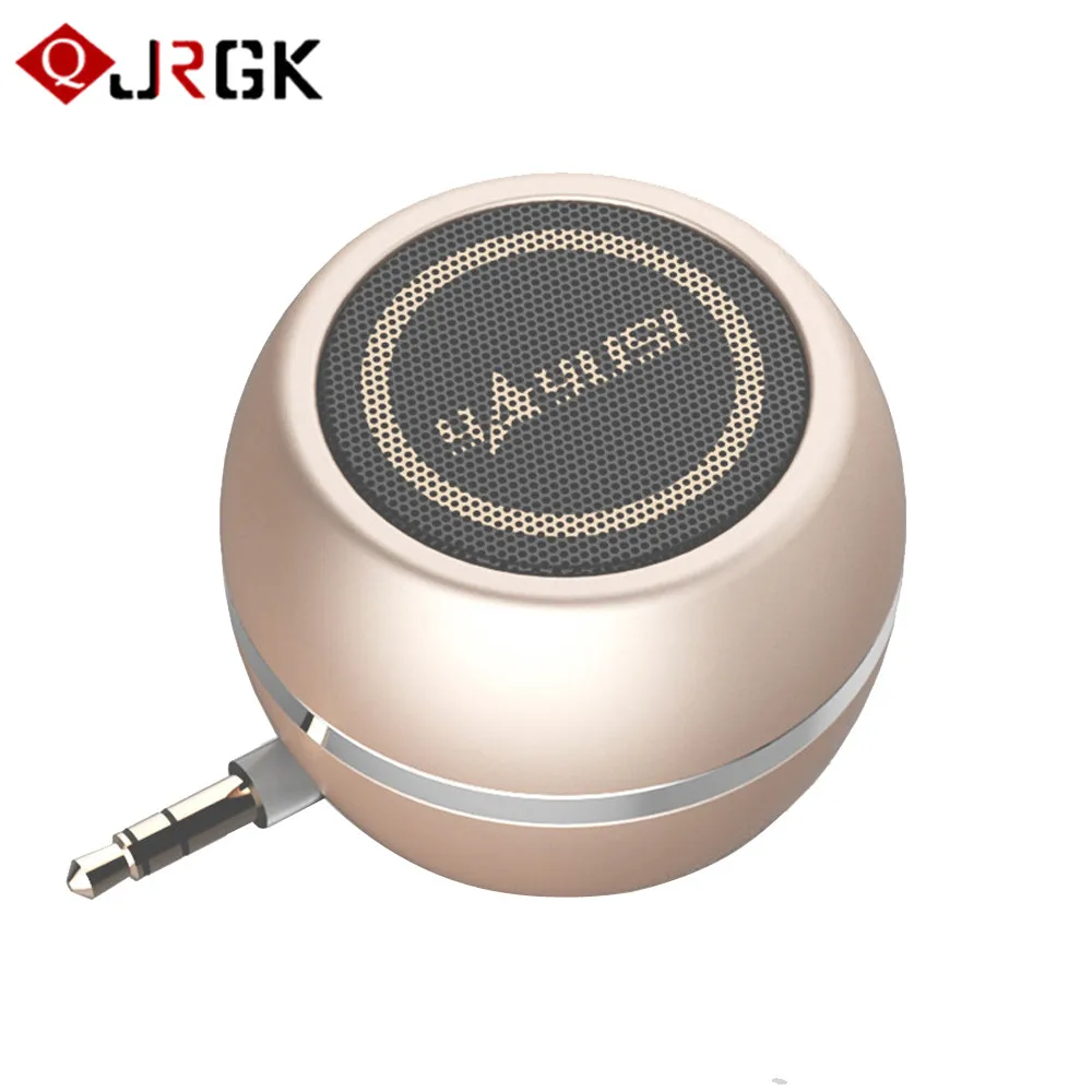 JRGK mini speaker AUX Wired speaker for pc 3.5MM audio jack portable