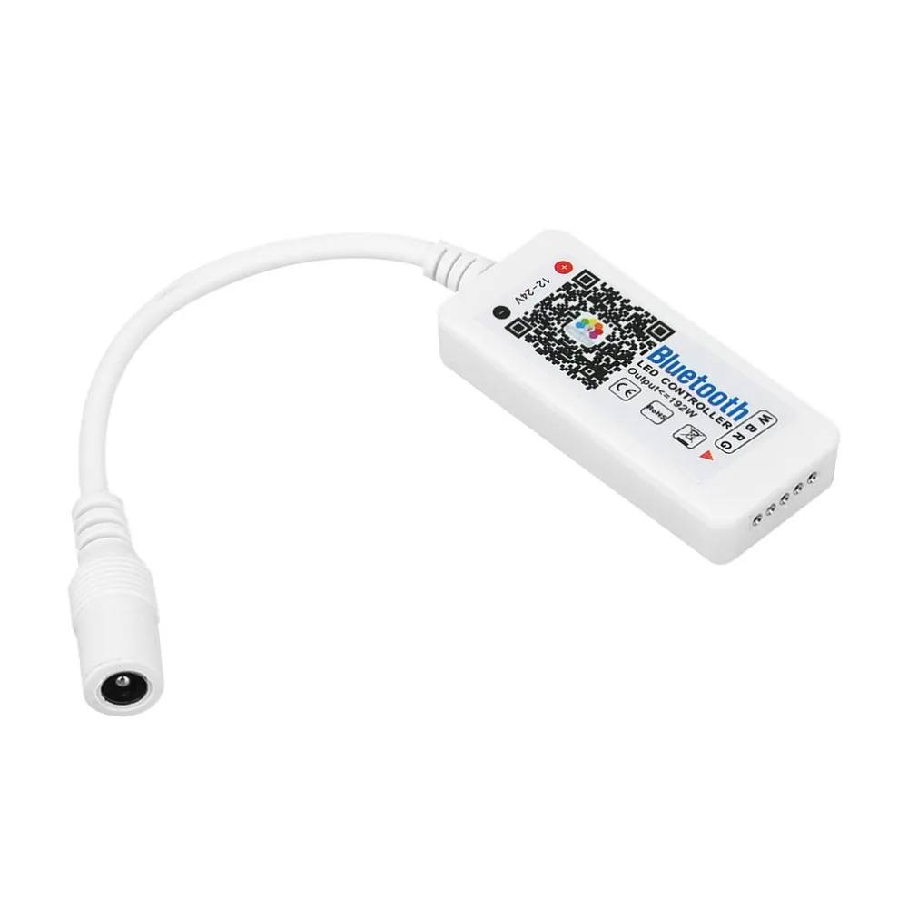Bluetooth 4,0 DC12-24V светодиодный RGB контроллер RGBW драйвер диммер 192 Вт для iOS Android приложение светодиоды гирлянда беспроводное качество