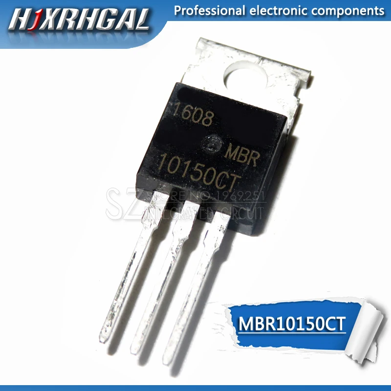 5 pcs MBR10150 MBR10150FCT MBR10150CT SB10150 HJXRHGAL STPS10H150CF TO ...