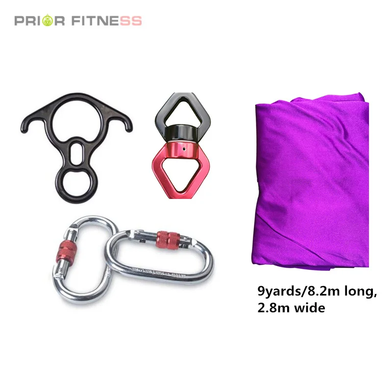 Hot Sales 9 Yards Aerial Silks Equipment for Acrobatic Gymnastics Flying Dance Performance Anti-gravity Yoga Hammock Swing Yoga  (2)