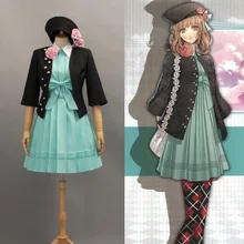 Japanese Anime Amnesia Heroine Uniform Cosplay Costume Socks Full clothing set