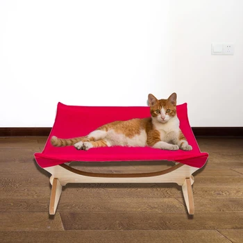 

Pet Cat Hammock Bed Lounger Small Dogs Comfy Foldable Sleeping Bed Hammock Pet Bed
