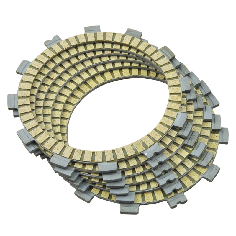 

LOPOR 6pc Motorcycle Paper Base Clutch Plate Clutch Disc Set For RM125 86-87 TS125R 89-97 DS185 80-81 DF200E 97-99 DR200 86-88