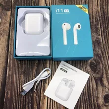

Wireless headset i11 Bluetooth Tws 5.0 wireless charging touch binaural sports earbug for iOS smart Android phone