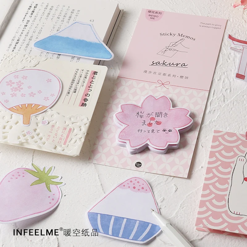 Infeel. me jiao дорожный липкий блокнот для заметок