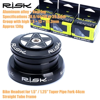 

Bicycle External Bearing Headset Bike Headset for 1.5" Taper Pipe Fork 44cm Straight Tube Frame