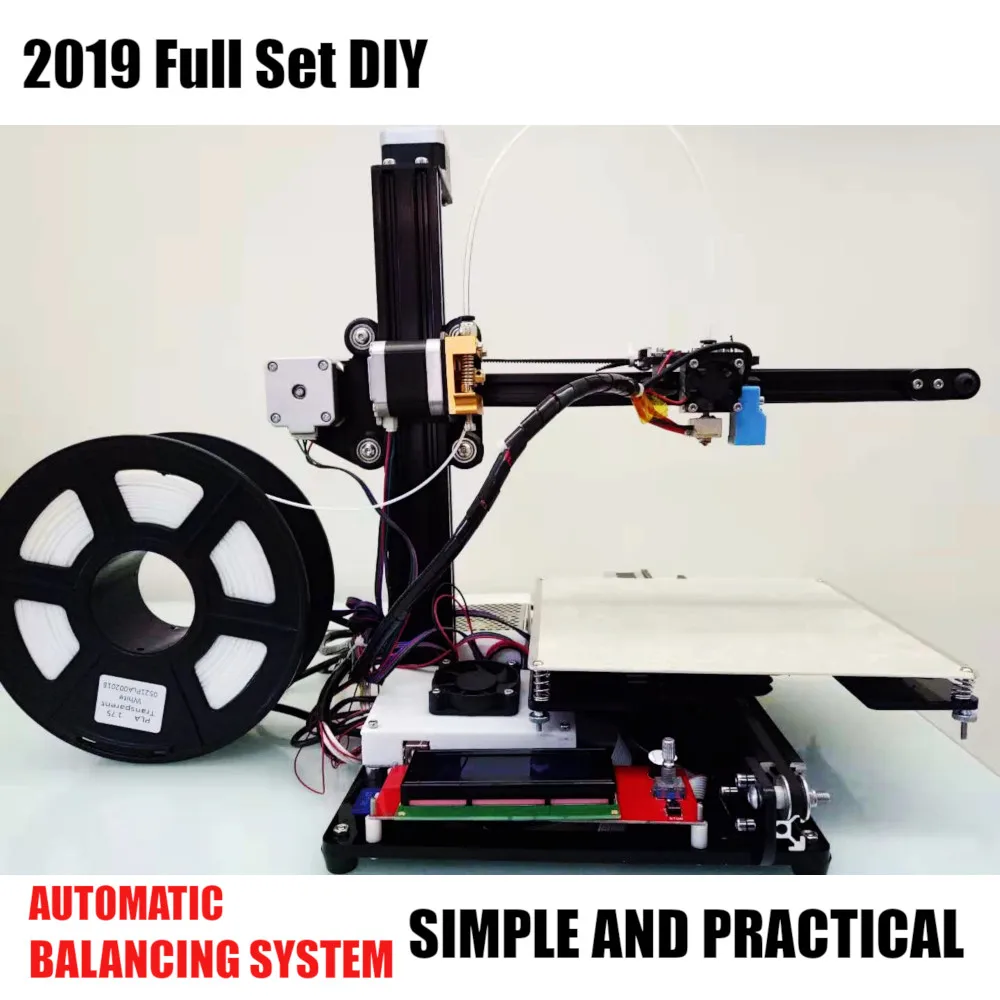 Высококачественный семейный 3D-принтер DIY настольный автоматический Выравнивающий простой установочный комплект из металла и алюминия I3 Mage 2560 cpu