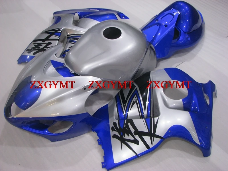

Full Body Kits for Gsx 1300R 1997 - 2007 Fairing GSXR 1300 03 04 Silver Blue Fairings GSX R1300 99 00