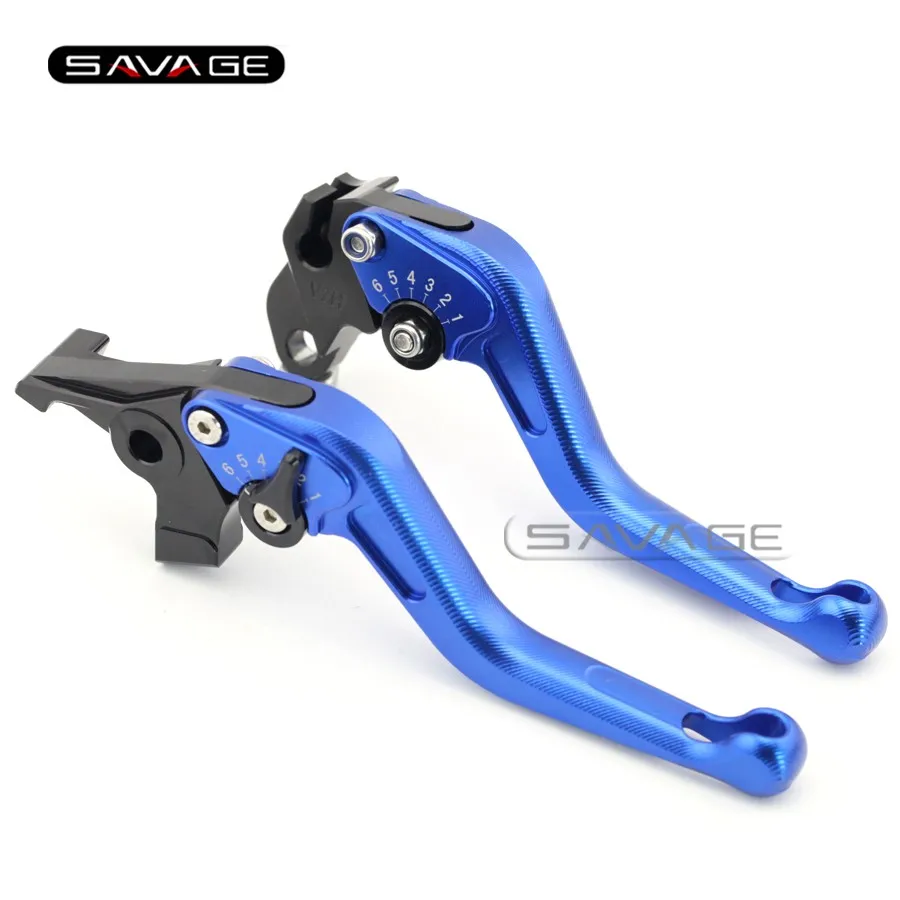 

For HONDA XL 1000V Varadero 1999-2011 Blue Motorcycle Adjustable Short Brake Clutch Lever CNC 3D Anti Slip Surface