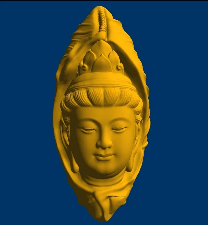 

3D model STL formate CNC computer carving relief Sculpture Chinese godness Avalokitesvara 1