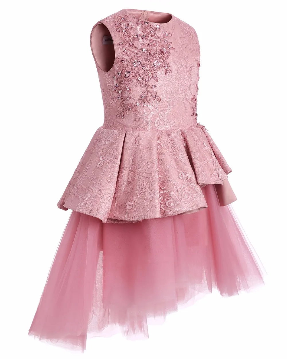 От 2 до 13 лет г.; нарядное платье с цветочным узором для маленьких девочек; детские розовые сетчатые Бальные платья с длинными рукавами и бабочками; Детские платья для причастия