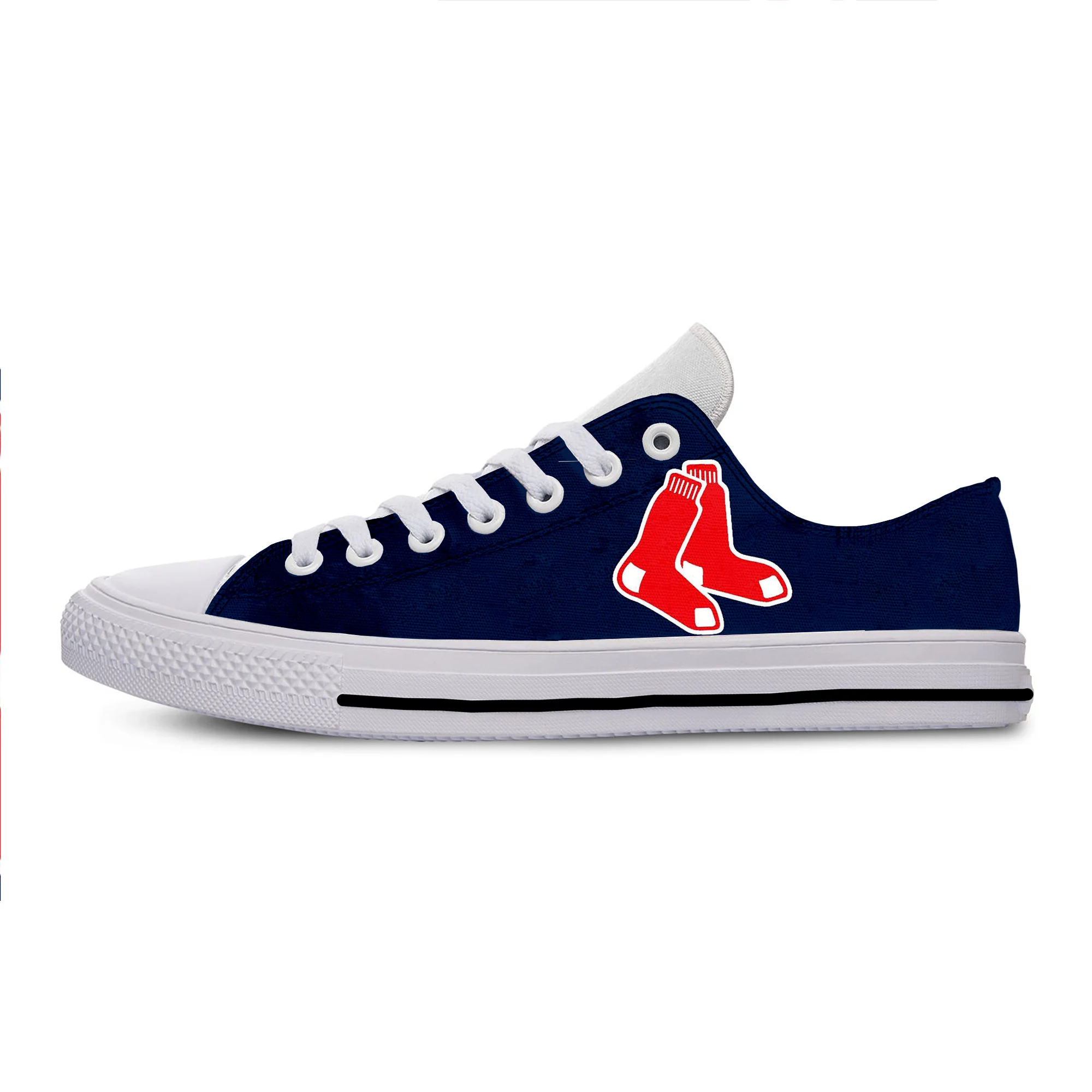 

2019 Unisex Boston Shoes Mens Red Sox Women Fashion Sneakers Casual Comfortable Walking Shoes