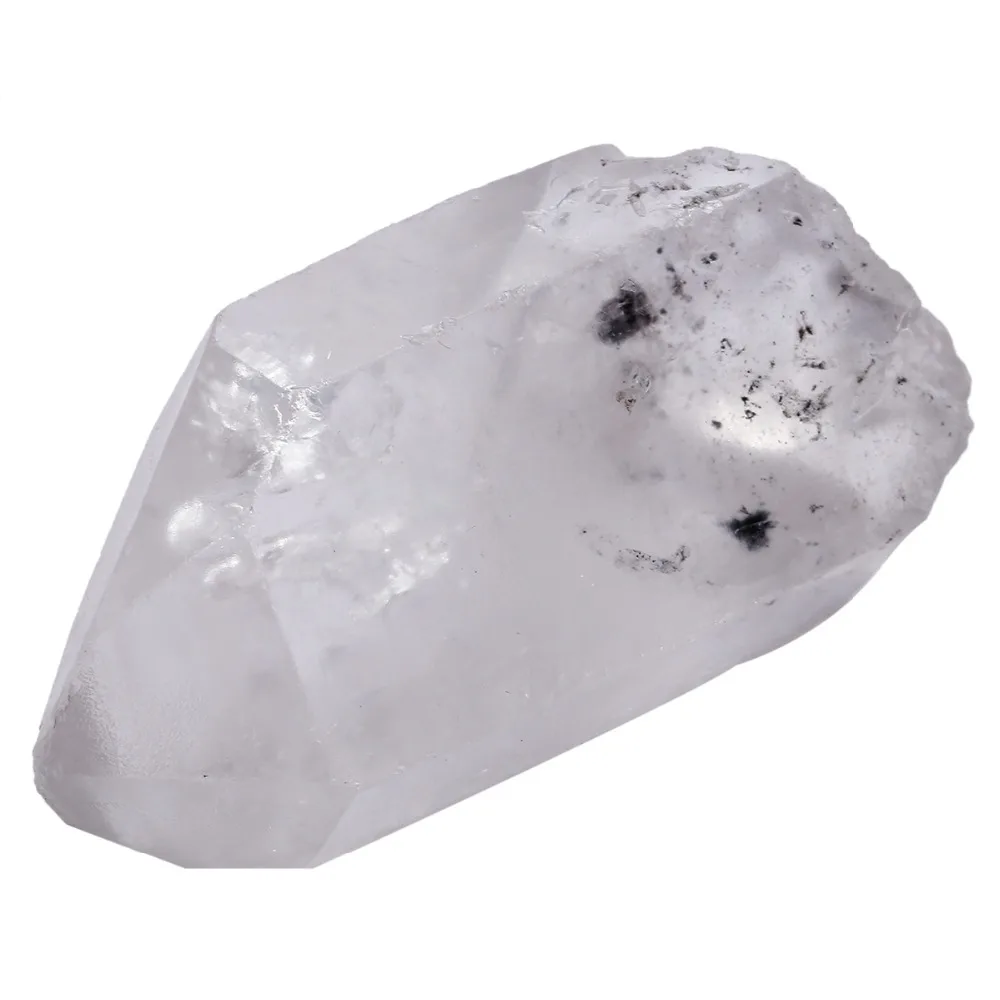 TUMBEELLUWA 1Pc Natural Rough Crystal Quartz Healing Stone Point Mineral Specimen Jewelry Making