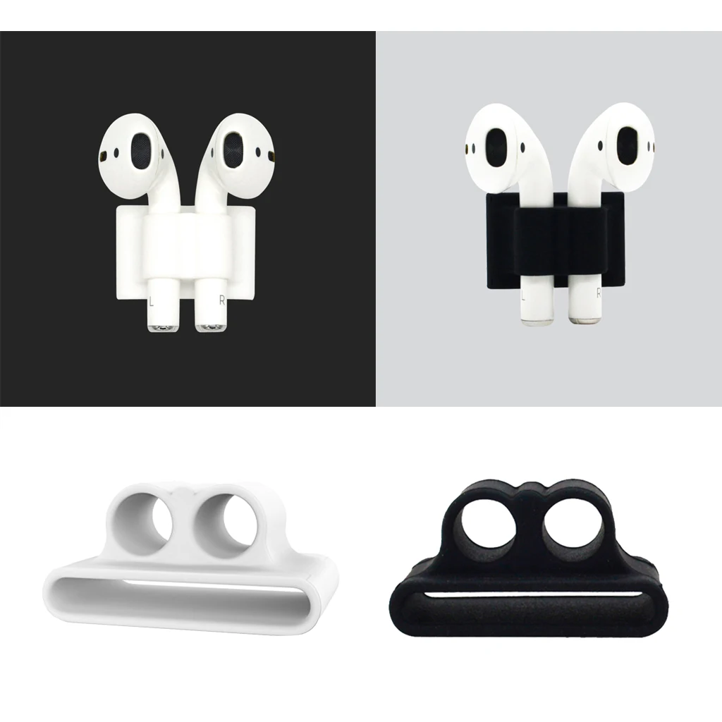 Silica Shockproof Case Belt Holder Portable Anti-lost Strap for Apple AirPod for Hanging your Back Buckle, Belt, Watch Band