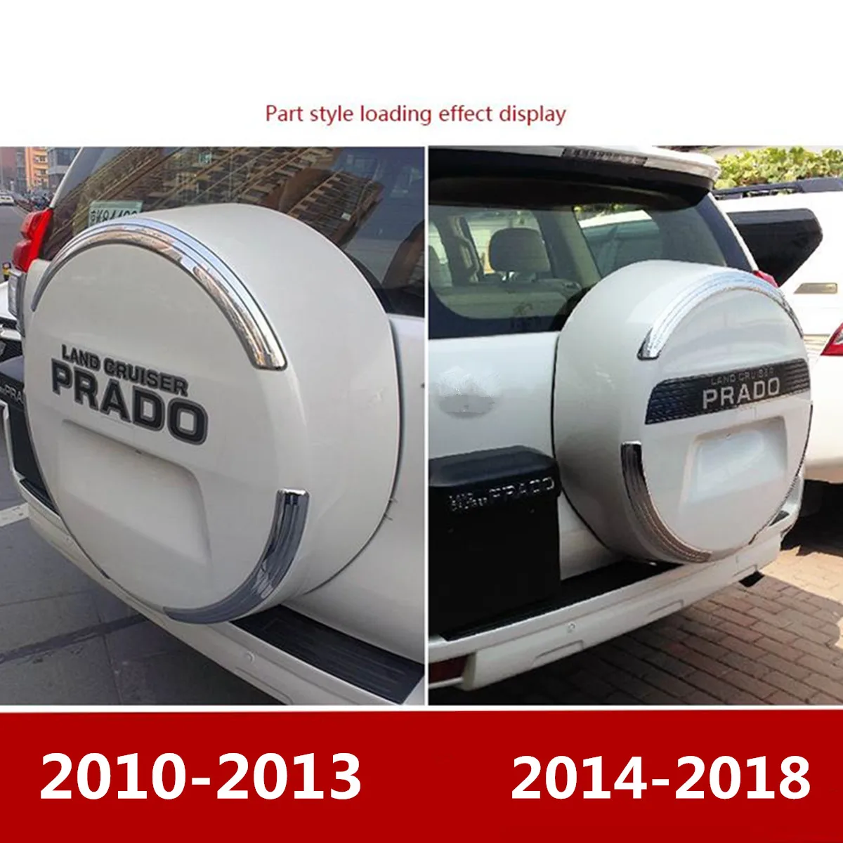 Guarnição do Pneu de Reposição da Porta da Cauda para Toyota Acessórios de Cobertura Land Cruiser Prado 2011 2020 2020-2020 150 2010 2 da cauda para toyota land cruiser prado