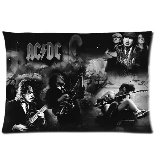 

Customize Rock Band ACDC Custom Pillow Case Pillowcase Cushion Throw Cover Cases Best Gift for ACDC Fans